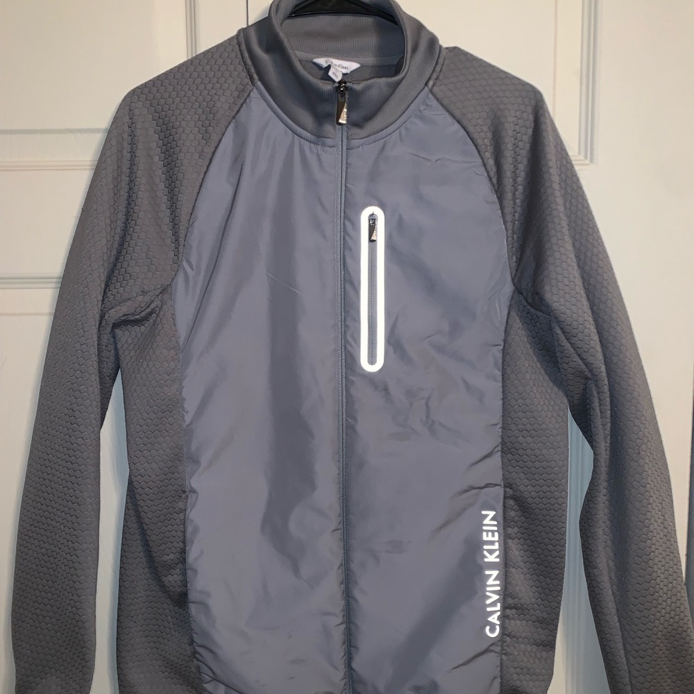 Silver/grey Calvin Klein zip up